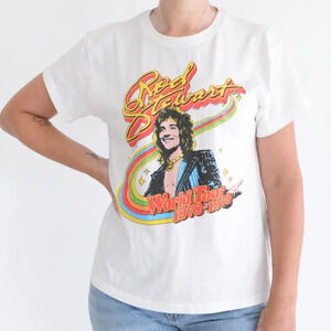Daydreamer Rod Stewart World Tour '78 To '79 100%  Cotton Tee T-Shirt S